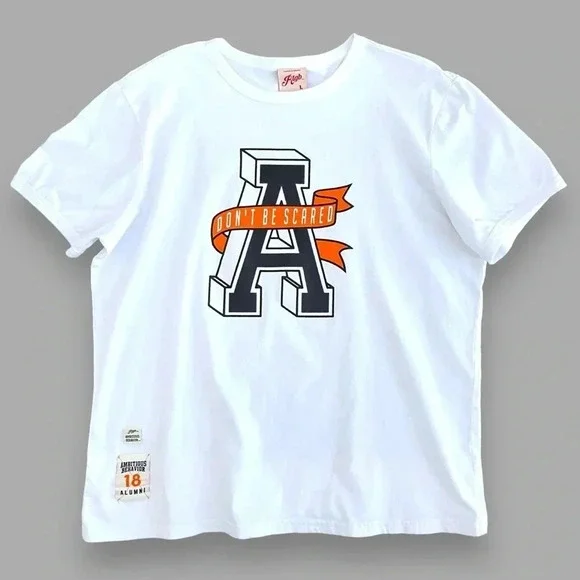 RTGB Ambitious Behavior Men's Block A "Don't Be Scared" Short Sleeve Shirt Sz LG - Picture 2 of 10